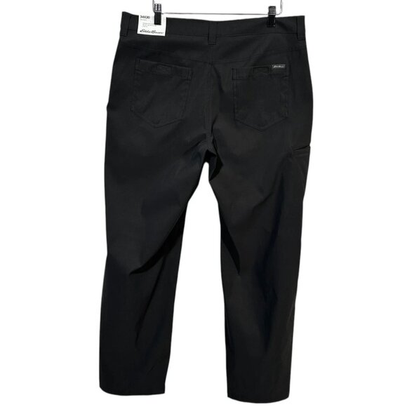 Eddie Bauer Men’s Nylon Tech Pants Size 34x30 34X32 Dark Gray Stretch Casual - Picture 3 of 11
